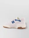 New Balance Suede Sneakers With Denim And Perforated Panels In Multi
