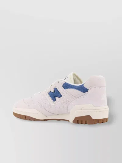 New Balance Suede Sneakers With Denim And Perforated Panels In Multi