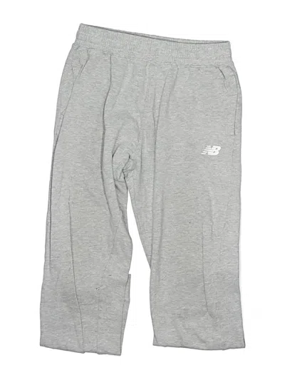 Pre-owned New Balance Kids' Sweatpants In Gray