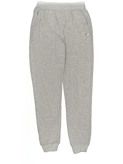 Pre-owned New Balance Kids' Sweatpants In Gray