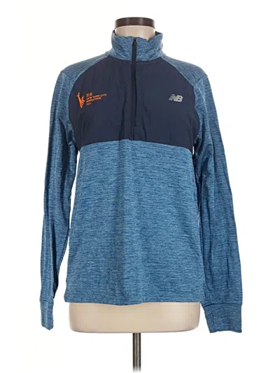 Pre-owned New Balance Sweatshirt In Blue