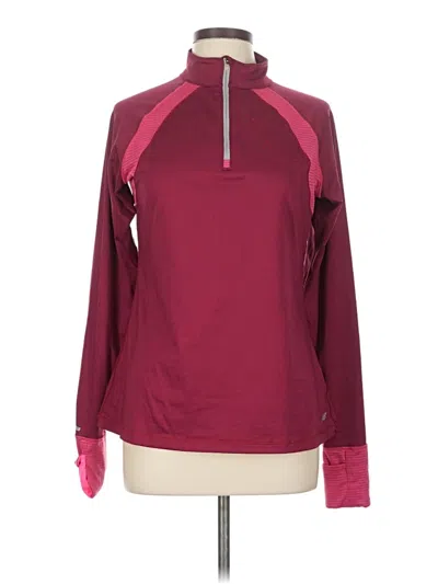 Pre-owned New Balance Sweatshirt In Burgundy