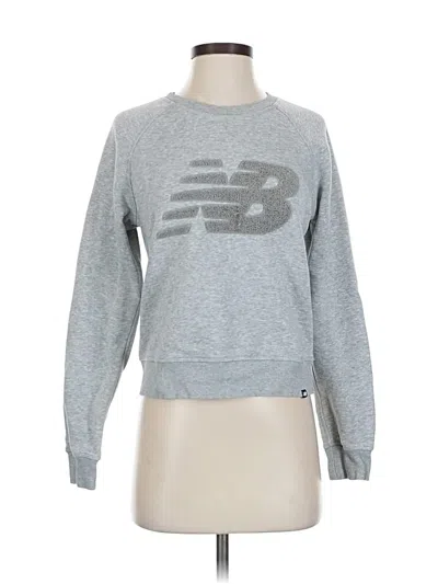 Pre-owned New Balance Sweatshirt In Gray