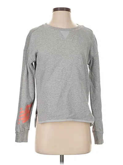 Pre-owned New Balance Sweatshirt In Gray