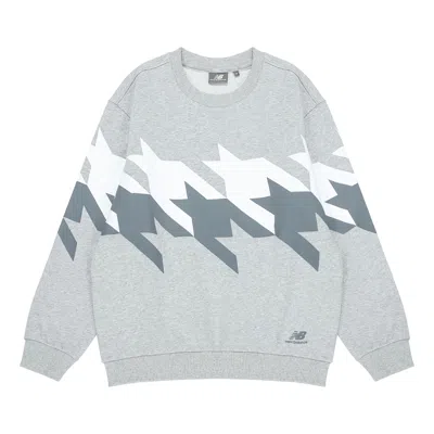 New Balance Sweatshirt 'grey White' In Gray