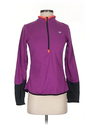 Pre-owned New Balance Sweatshirt In Purple