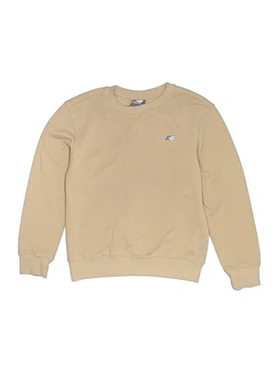 Pre-owned New Balance Kids' Sweatshirt In Tan