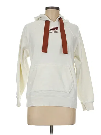 Pre-owned New Balance Sweatshirt In White