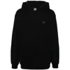 New Balance Felpa Con Cappuccio In Cotone In Black