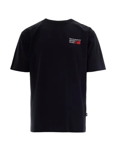 New Balance T-shirt Athletics Premium Logo Balck In Black