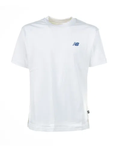 New Balance T-shirt In Bianco