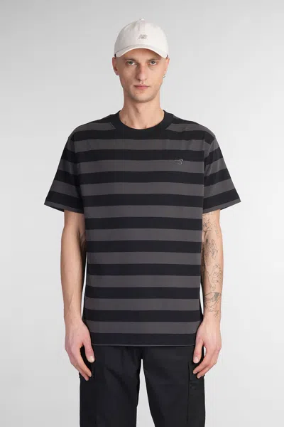 New Balance T-shirt In Black Cotton