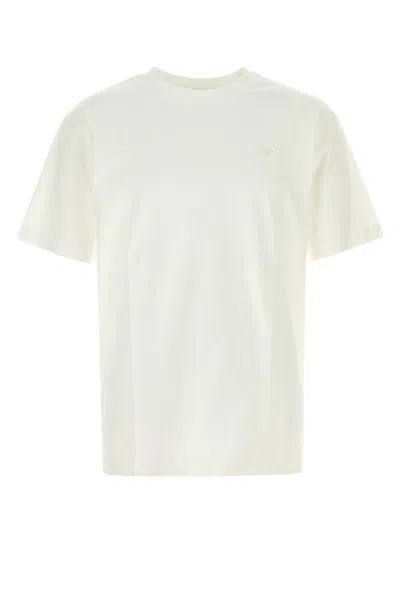 New Balance White Cotton T-shirt In Neutral
