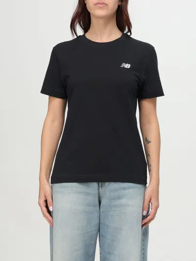 NEW BALANCE T-SHIRT NEW BALANCE WOMAN COLOR BLACK,G74840002