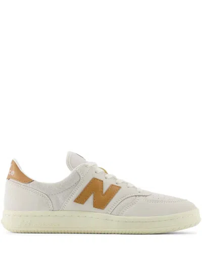 New Balance T500 "beige" Sneakers In White