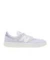 New Balance T500 In Pearl Grey With Linen And Iced Wine Color