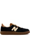 New Balance T500 Suede Sneakers In Black