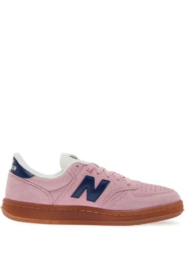 New Balance T500 Suede Sneakers In Pink