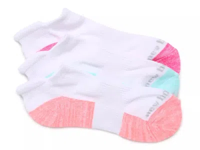 New Balance Tab No Show Socks 3 Pack In Multi