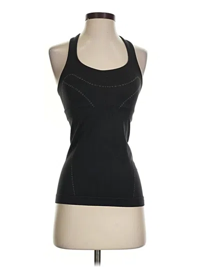 Pre-owned New Balance Tank Top Black Halter Neckline Tops