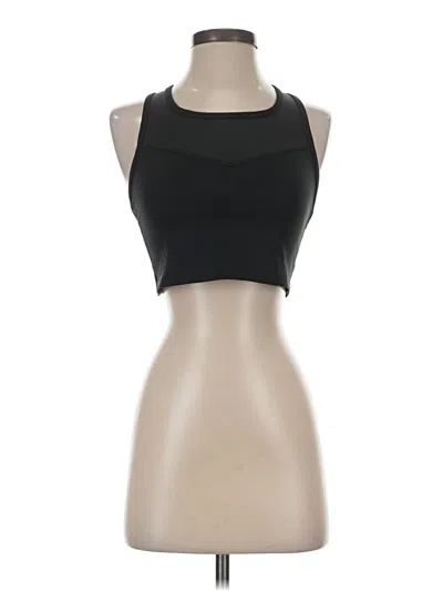 Pre-owned New Balance Tank Top Black Strapless Neckline Tops