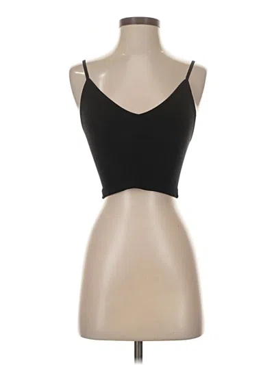 Pre-owned New Balance Tank Top Black Strapless Neckline Tops