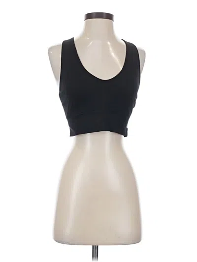 Pre-owned New Balance Tank Top Black Strapless Neckline Tops