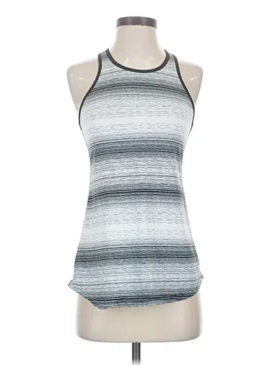 Pre-owned New Balance Tank Top Blue Halter Neckline Tops
