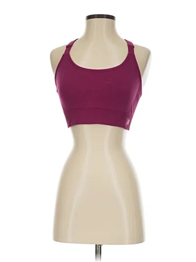 Pre-owned New Balance Tank Top Burgundy Halter Neckline Tops