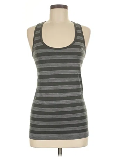 Pre-owned New Balance Tank Top Gray Halter Neckline Tops