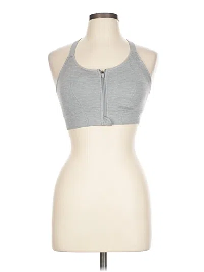 Pre-owned New Balance Tank Top Gray Halter Neckline Tops
