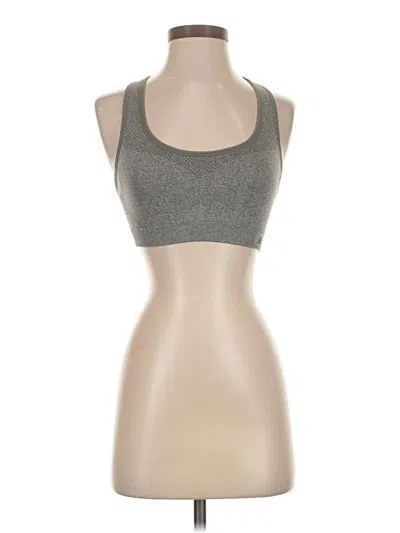 Pre-owned New Balance Tank Top Gray Halter Neckline Tops