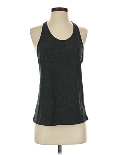 Pre-owned New Balance Tank Top Gray Halter Neckline Tops