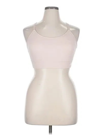 Pre-owned New Balance Tank Top Pink Halter Neckline Tops