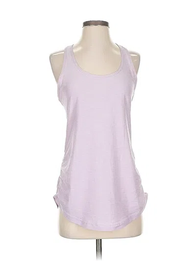 Pre-owned New Balance Tank Top Purple Halter Neckline Tops