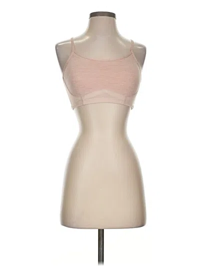 Pre-owned New Balance Tank Top Tan Halter Neckline Tops
