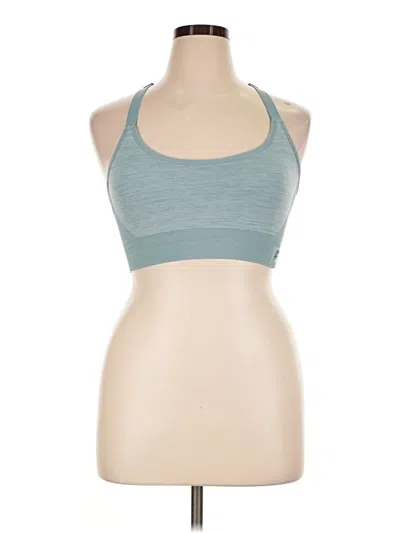 Pre-owned New Balance Tank Top Teal Halter Neckline Tops