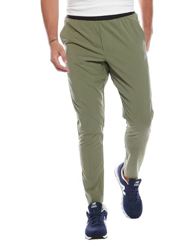 New Balance Straight Pant In Green