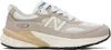 New Balance Unisex Made In Usa 990v6 In Beige/grau, Wildleder/mesh, Grösse 46.5 In Neutral