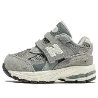 New Balance (td)  2002r Hook & Loop 'steel With Lead'