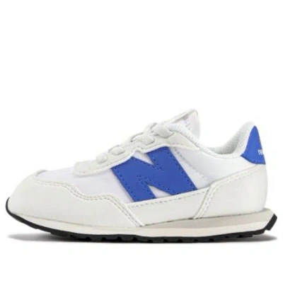 New Balance (td)  237 Bungee Lace 'white Blue Black'