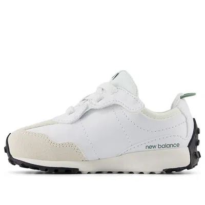 New Balance (td)  327 New-b Hook & Loop 'white Dark Juniper'