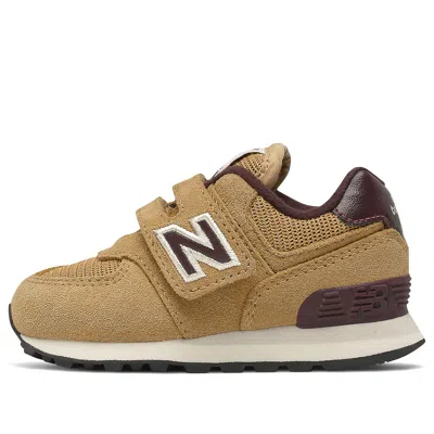New Balance (td)  574 'brown White Black'