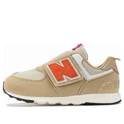 New Balance (td)  574 Hook & Loop 'brown Red White' In Multi