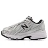 New Balance (td)  740 Bungee Lace Toddler 'silver Metallic Black' In Gray