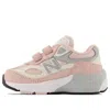 New Balance (td)  990 V6 Hook And Loop 'pink Haze'