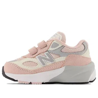 New Balance (td)  990 V6 Hook And Loop 'pink Haze'