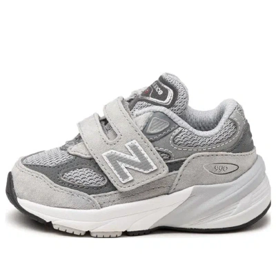 New Balance (td)  990v6 Hook & Loop Toddler 'castlerock' In Gray
