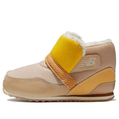 New Balance (td)  996 Series Fleece Lined Shock Absorption Mid Tops Sports 'ethnic Beige Yellow'