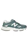 New Balance Teal Sneakers With Textured Suede In Green